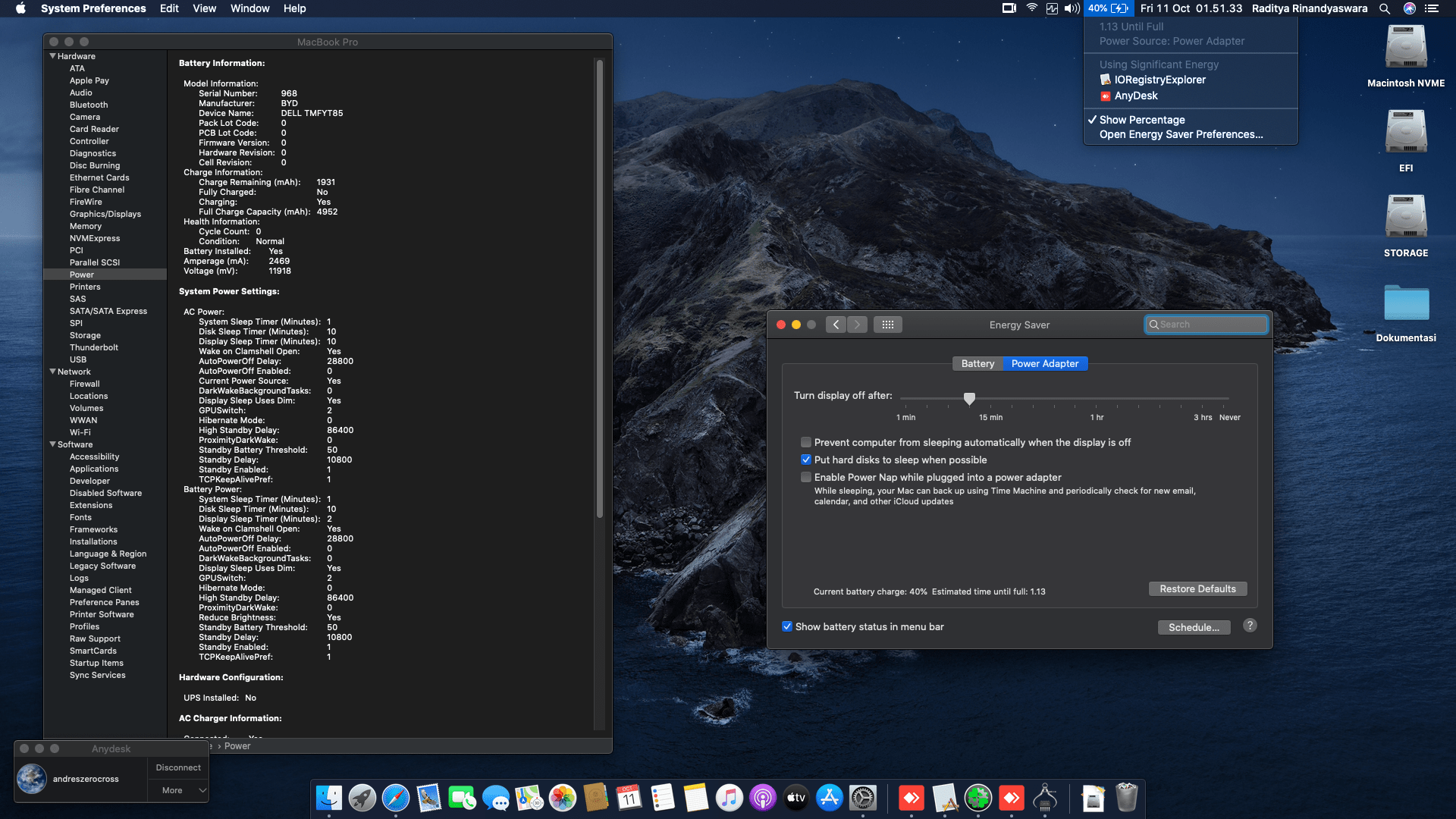 Dell XPS 15 9575 [KabyLake G   Intel UHD 630 + I2C] 5